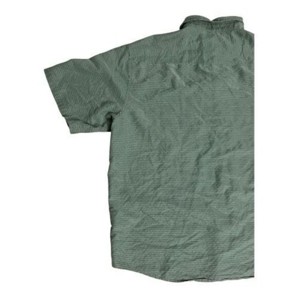 Cabela’s Shirt Size XLR Green Mens Casual Button Down Short Sleeve Chest-Pocket - Picture 7 of 14